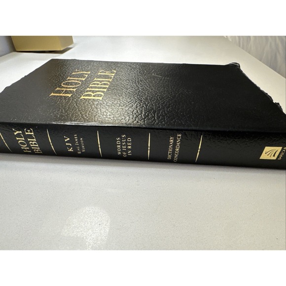 Other - VTG HOLY BIBLE KJV Words of Christ in Red Dictionary Concordance Barbour 2006
